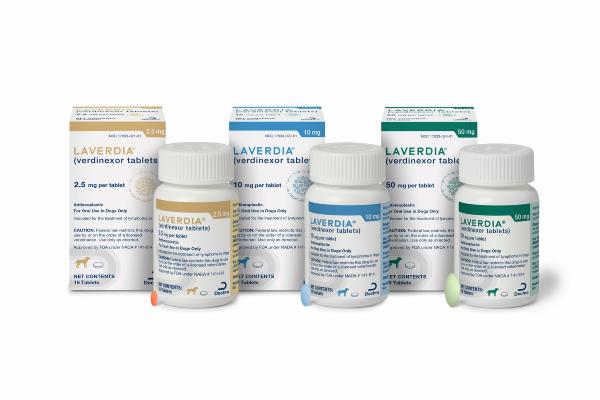 Laverdia verdinexor tablets packaging from Dechra