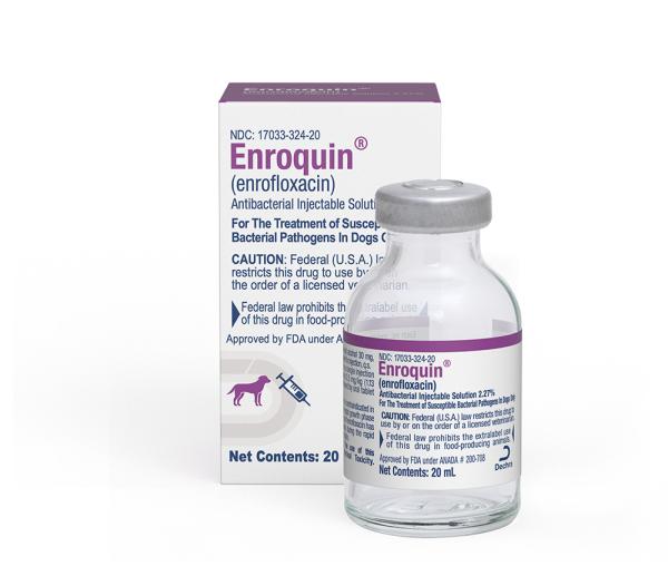 Enroquin® (enrofloxacin) Antibacterial Injectable Solution 2.27% Enroquin® (enrofloxacin) Antibacterial Injectable Solution 2.27%