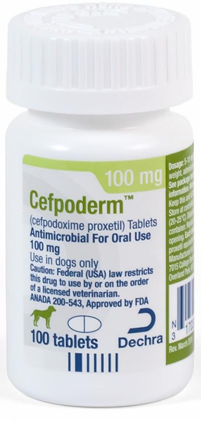 Cefpoderm™ (cefpodoxime proxetil) Tablets 100 mg