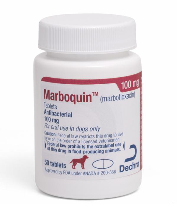 Marboquin™ (marbofloxacin) Tablets 100 mg