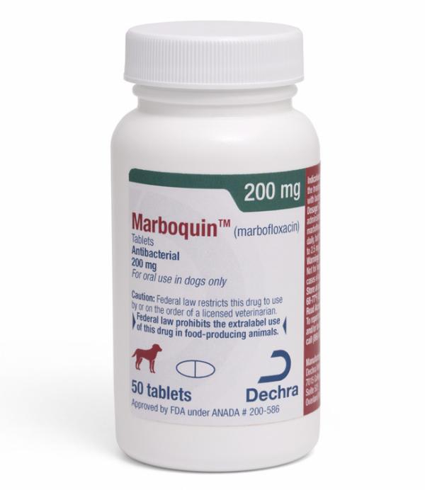 Marboquin™ (marbofloxacin) Tablets 200 mg