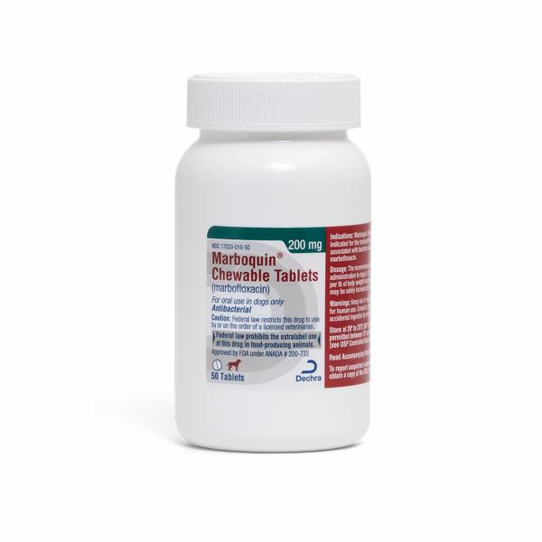 Marboquin® Chewable Tablets (marbofloxacin) 200 mg