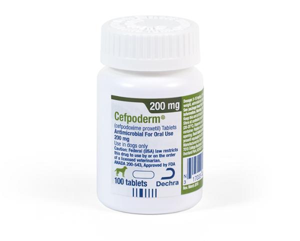 Cefpoderm® (cefpodoxime proxetil) Tablets 200 mg