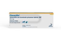 Clavacillin® (amoxicillin and clavulanate potassium tablets), USP Veterinary Tablets 62.5mg