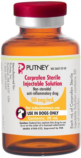 Carprofen Sterile Injection Solution 50 mg/mL