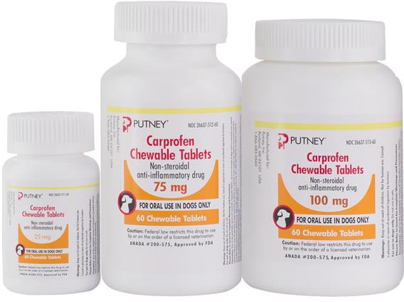 Carprofen Chewable Tablets 25 mg
