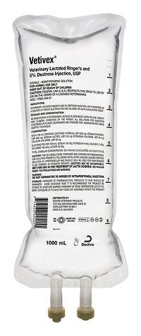 Vetivex® Veterinary Lactated Ringer’s and 5% Dextrose Injection, USP Lactated Ringer’s and 5% Dextrose Injection