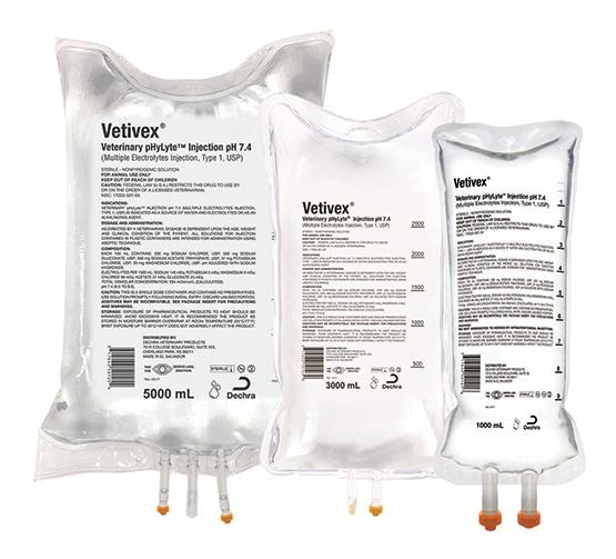 Vetivex® Veterinary Fluids Veterinary pHyLyte ® Injection pH 7.4 (multiple Electrolytes Injection, Type 1, USP)
